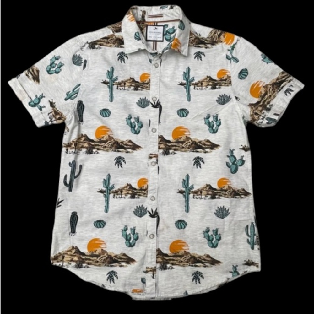 Denim & Flower Ricky Singh slim fit, cactus desert